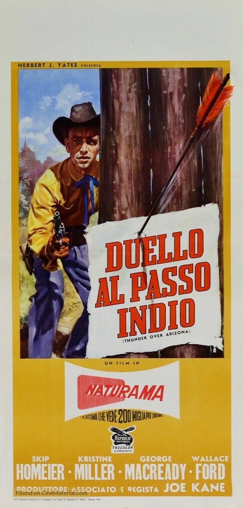 Thunder Over Arizona - Italian Movie Poster