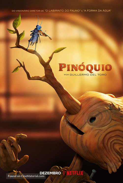Guillermo del Toro&#039;s Pinocchio - Brazilian Movie Poster