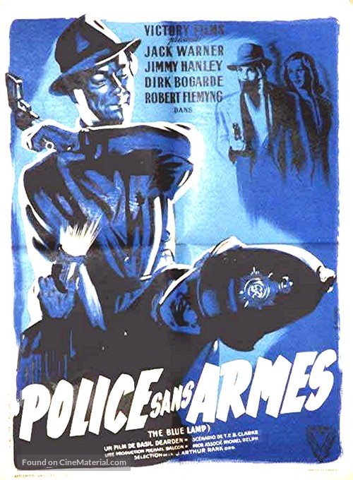 The Blue Lamp - French Movie Poster