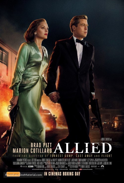 Allied - Australian Movie Poster