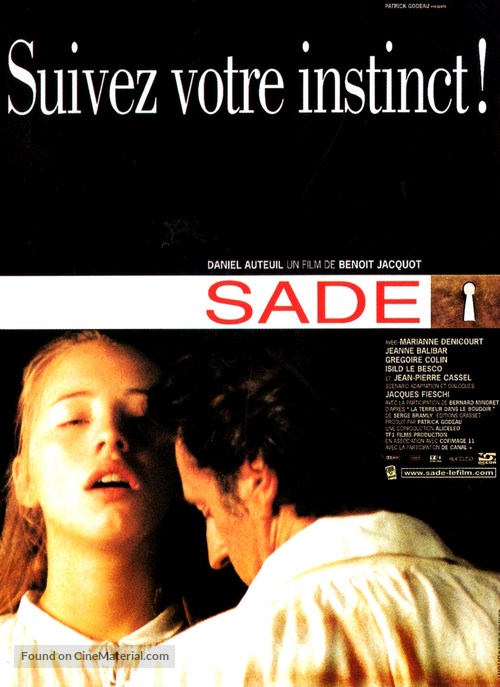 Sade - French Movie Poster