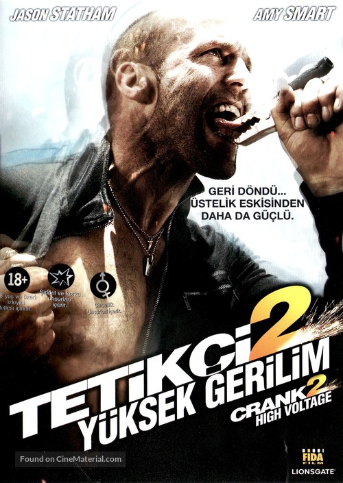 Crank: High Voltage - Turkish Movie Cover
