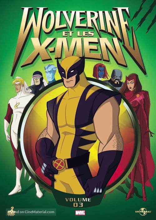 &quot;Wolverine and the X-Men&quot; - French DVD movie cover