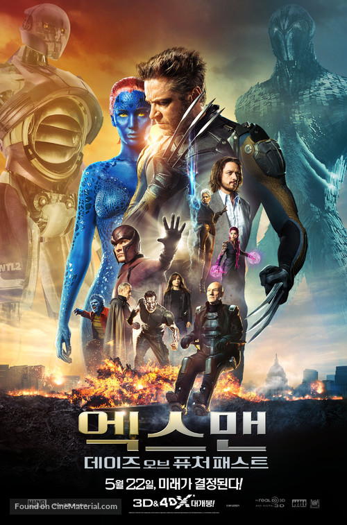 X-Men: Days of Future Past - South Korean Movie Poster