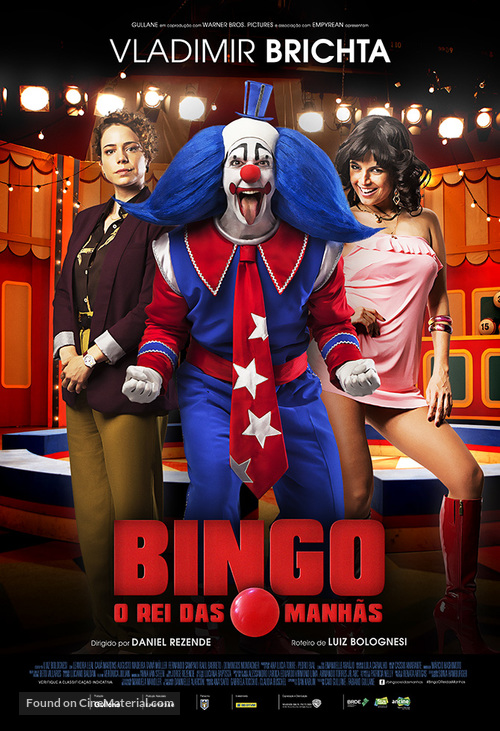 Bingo: O Rei das Manh&atilde;s - Brazilian Movie Poster