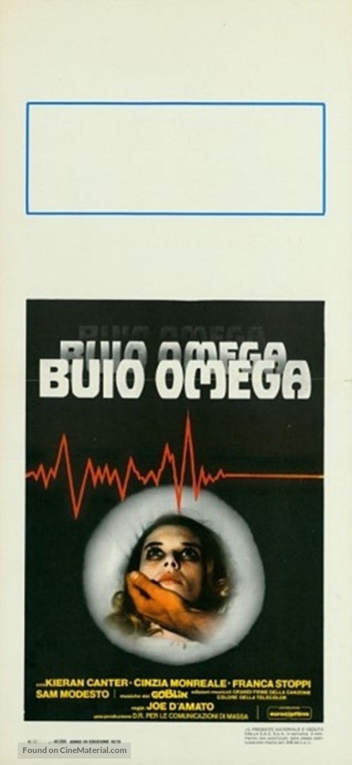 Buio Omega 1979 Italian movie poster