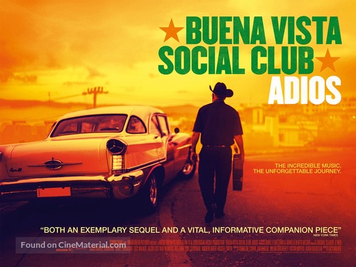 Buena Vista Social Club Adios - Movie Poster