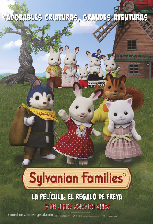 Sylvanian Families the Movie: A Gift from Freya - Spanish Movie Poster