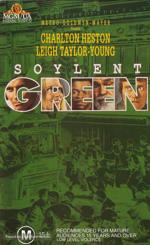 Soylent Green - Australian VHS movie cover