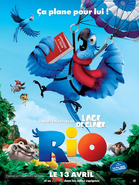 Rio 11 French Movie Poster Rio 11 French Movie Poster