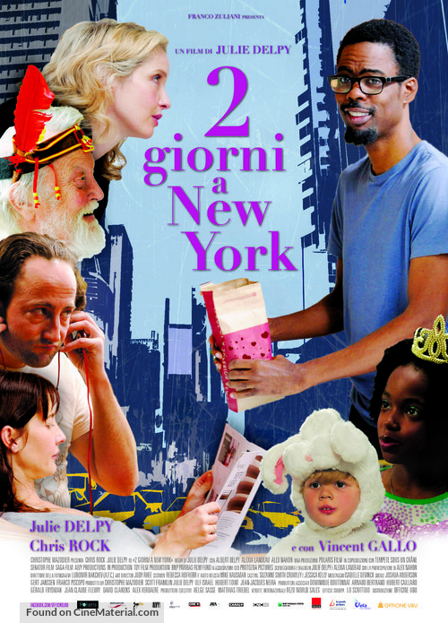 2 Days in New York - Italian Movie Poster