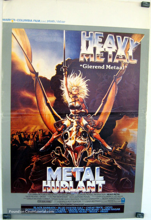 Heavy Metal - Belgian Movie Poster