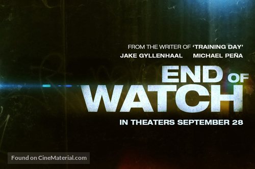 End of Watch - Movie Poster