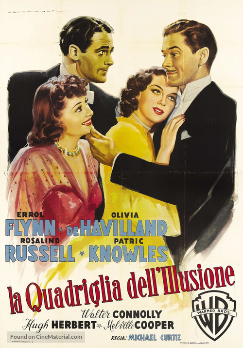 Four&#039;s a Crowd - Italian Movie Poster