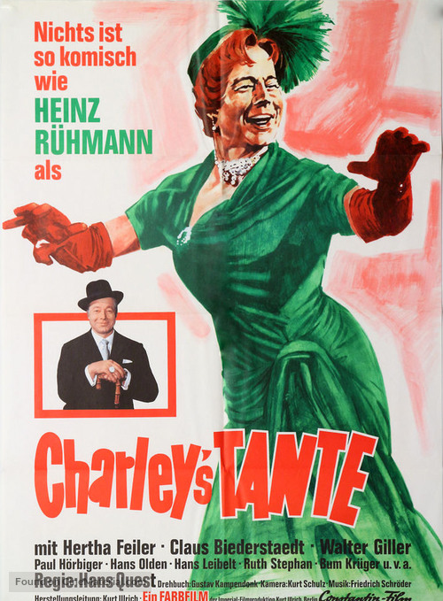 Charleys Tante - German Movie Poster