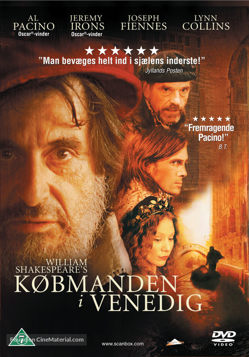 The Merchant of Venice - Danish Movie Cover