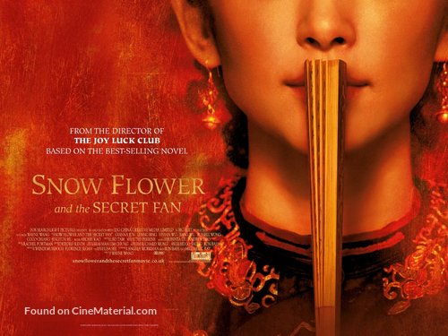 Snow Flower and the Secret Fan - British Movie Poster