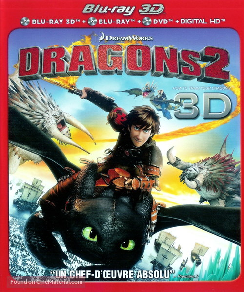 How to Train Your Dragon 2 - French Blu-Ray movie cover