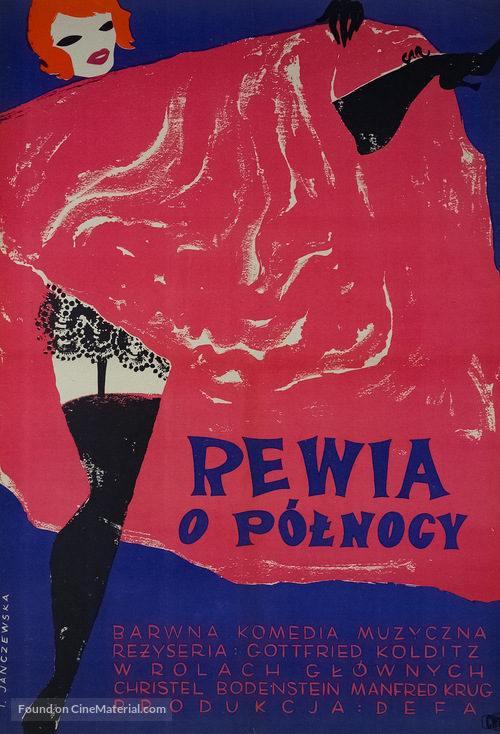 Revue um Mitternacht - Polish Movie Poster