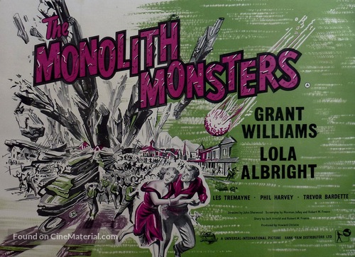 The Monolith Monsters - British Movie Poster
