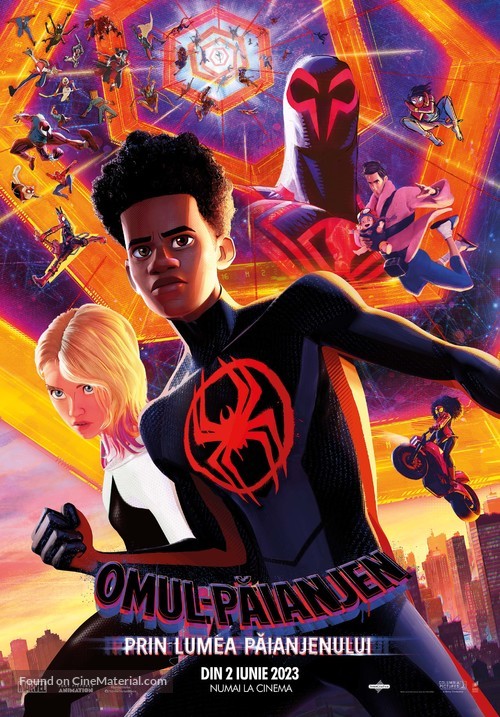 Spider-Man: Across the Spider-Verse - Romanian Movie Poster