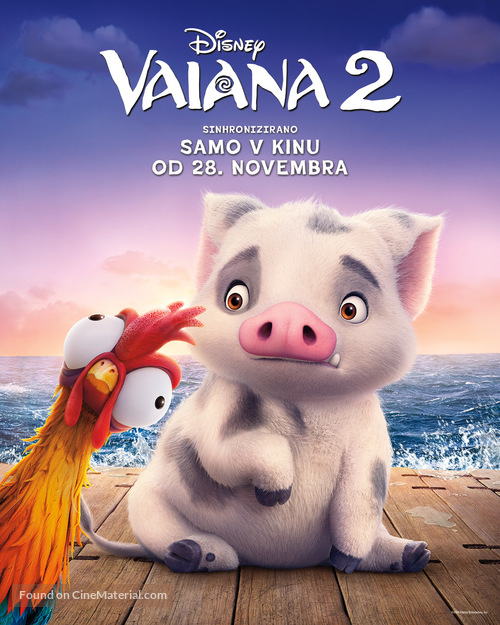 Moana 2 - Slovenian Movie Poster