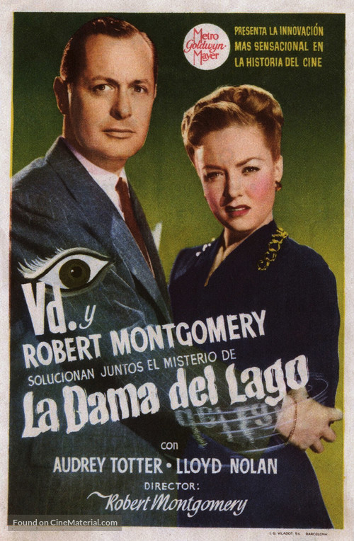 Lady in the Lake - Spanish Movie Poster