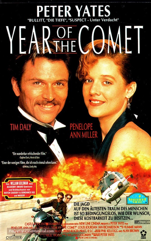 Year of the Comet - German VHS movie cover