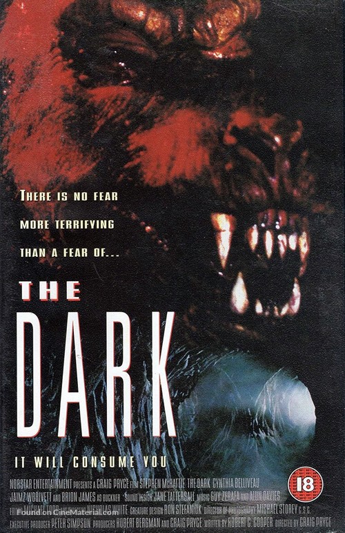 The Dark - British VHS movie cover