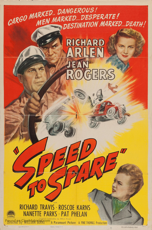 Speed to Spare - Movie Poster