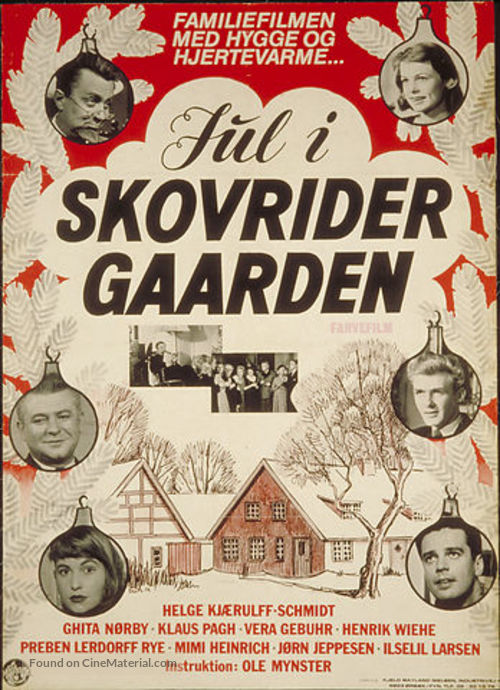 Skovridergaarden - Danish Movie Poster
