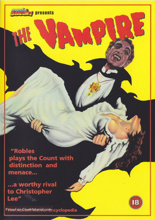 El Vampiro - British DVD movie cover