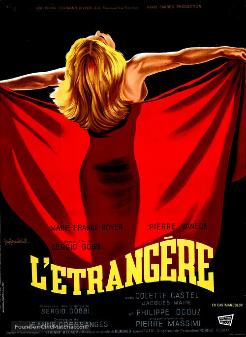 L&#039;&eacute;trang&egrave;re - French Movie Poster
