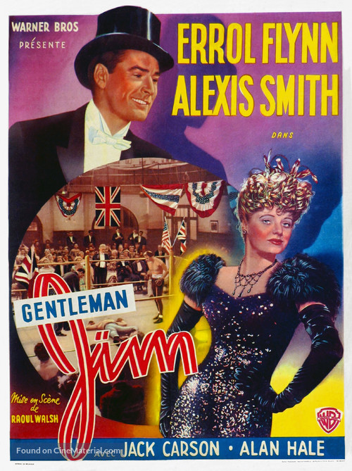 Gentleman Jim - Belgian Movie Poster