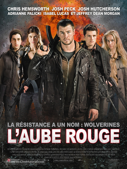 Red Dawn - French Movie Cover