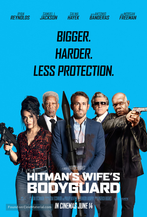 The Hitman&#039;s Wife&#039;s Bodyguard - British Movie Poster