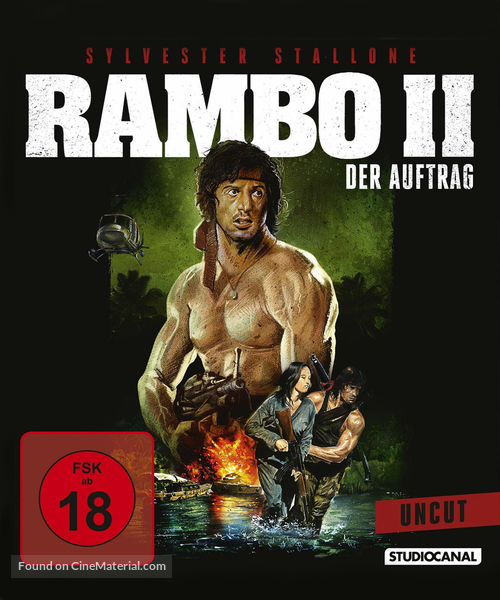 Rambo: First Blood Part II - German Movie Cover