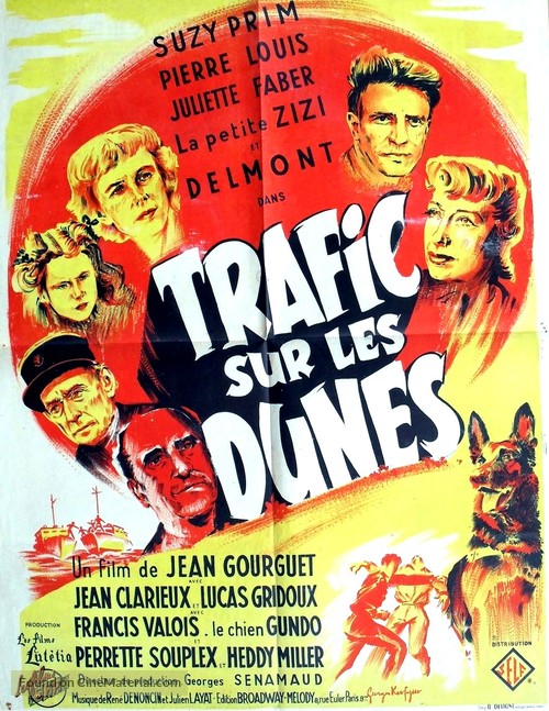 Trafic sur les dunes - French Movie Poster