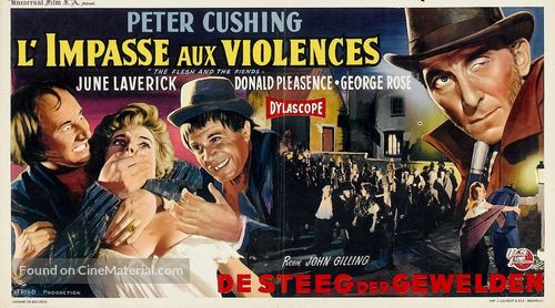 The Flesh and the Fiends - Belgian Movie Poster