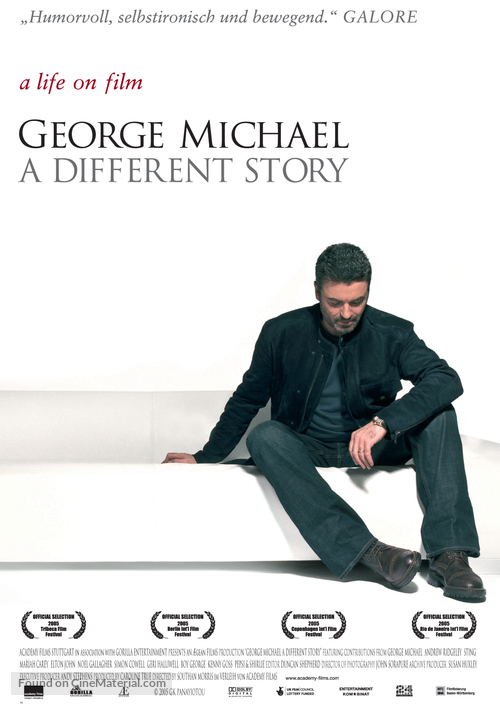 George Michael: A Different Story - German Movie Poster