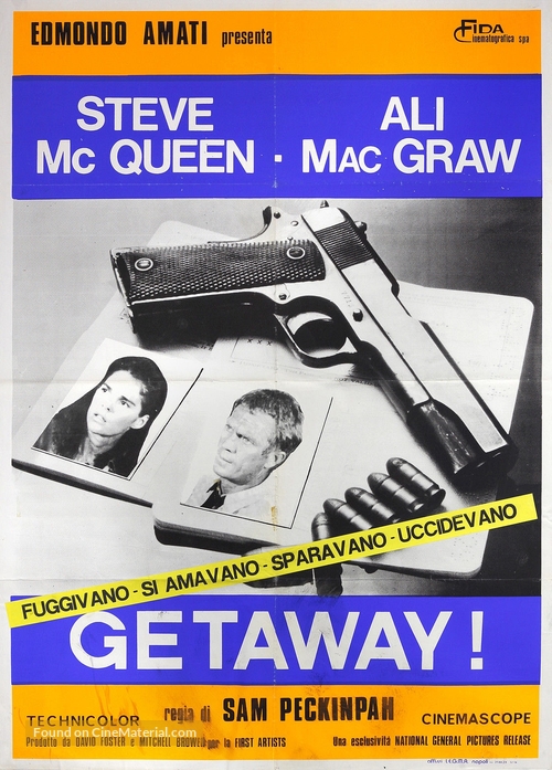 The Getaway - Italian Movie Poster