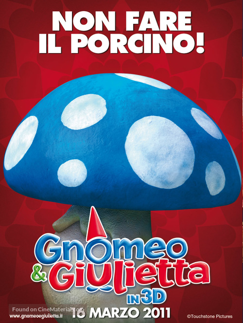 Gnomeo &amp; Juliet - Italian Movie Poster