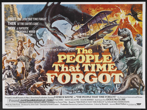 The People That Time Forgot - British Movie Poster