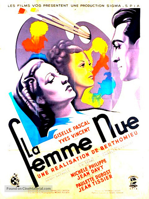 La femme nue - French Movie Poster