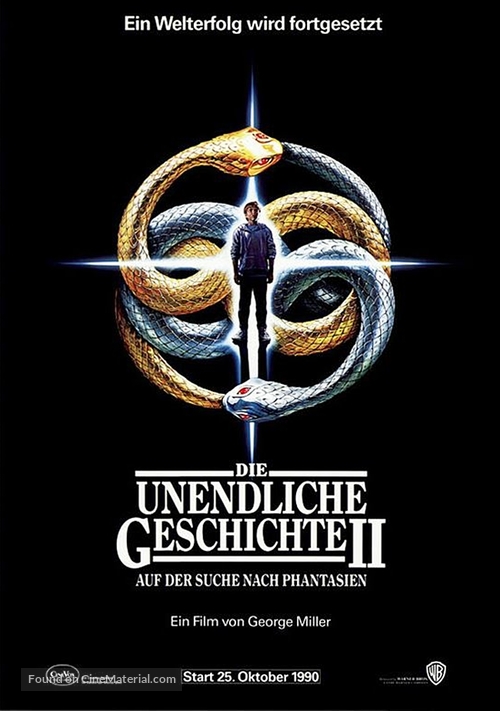 The NeverEnding Story II: The Next Chapter - German Movie Poster