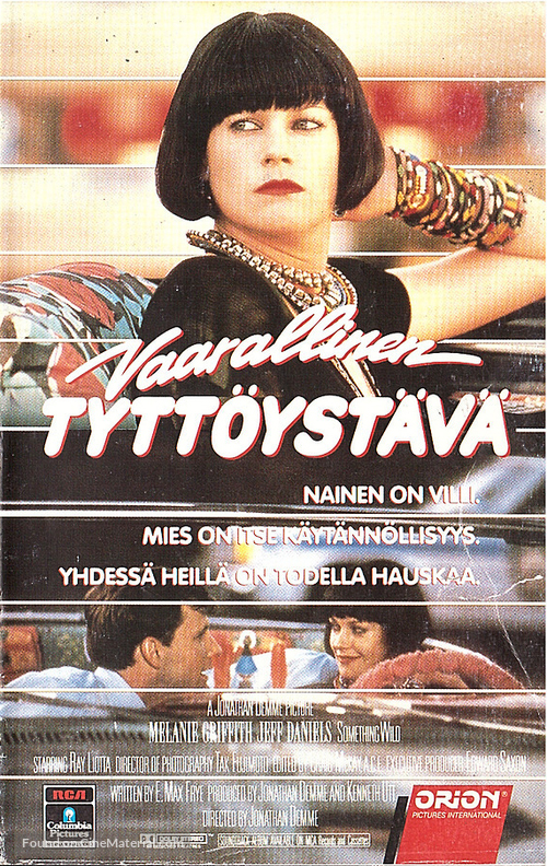 Something Wild - Finnish VHS movie cover
