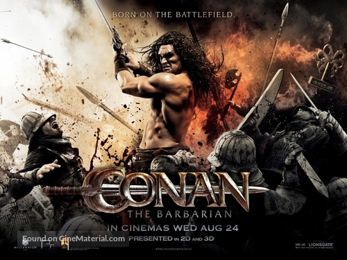 Conan the Barbarian - British Movie Poster