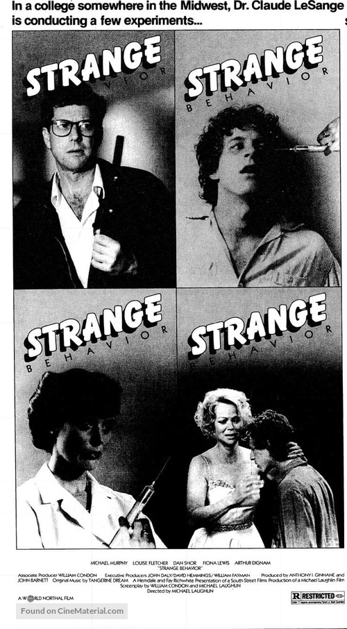 Strange Behavior - poster