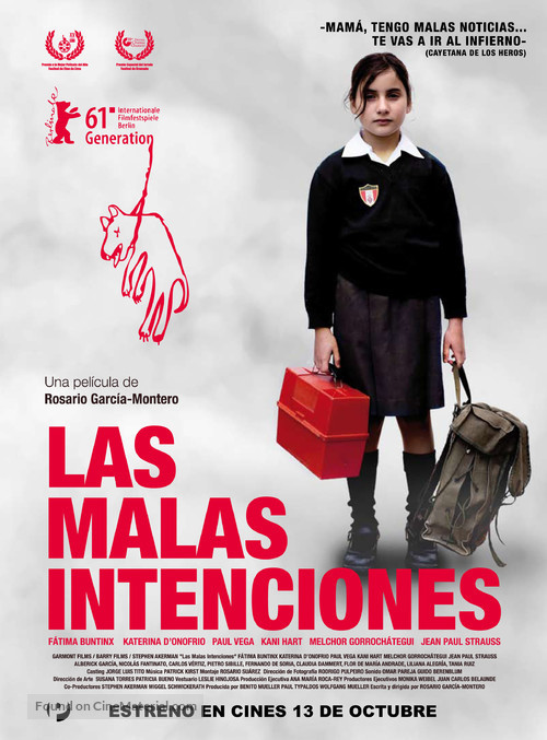Las malas intenciones - Peruvian Movie Poster