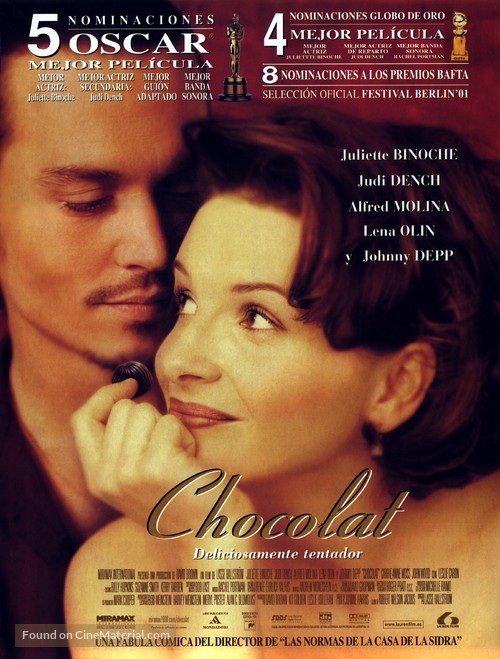 Chocolat - Spanish Movie Poster